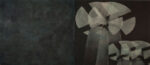 Pianeta solitario 2013 mixed media on canvas and photography cm 130x300 Astrazioni pittoriche e memorie fotografiche. L’universo poetico di Claudia Peill al Macro di Roma, per i Martedì Critici