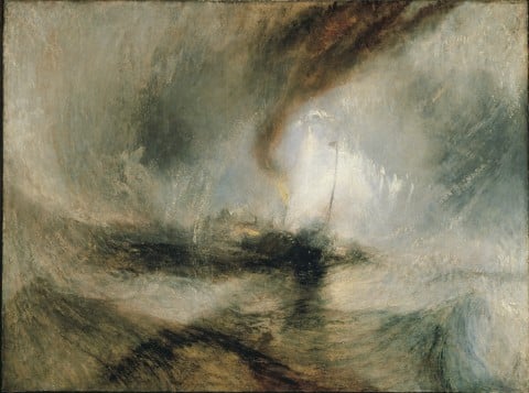 William Turner, Snow Storm. Steam-boat off a Harbour’s Mouth, 1842 - © Tate