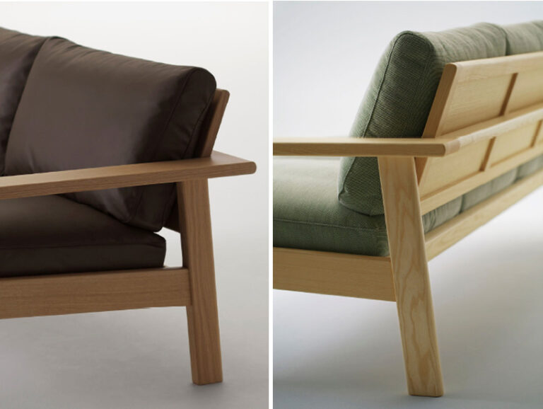 naoto fukasawa maruni wood industry designboom 05 Salone del Mobile 2014. Maruni Wood Industry: l’essenza di una sedia e di un sofà