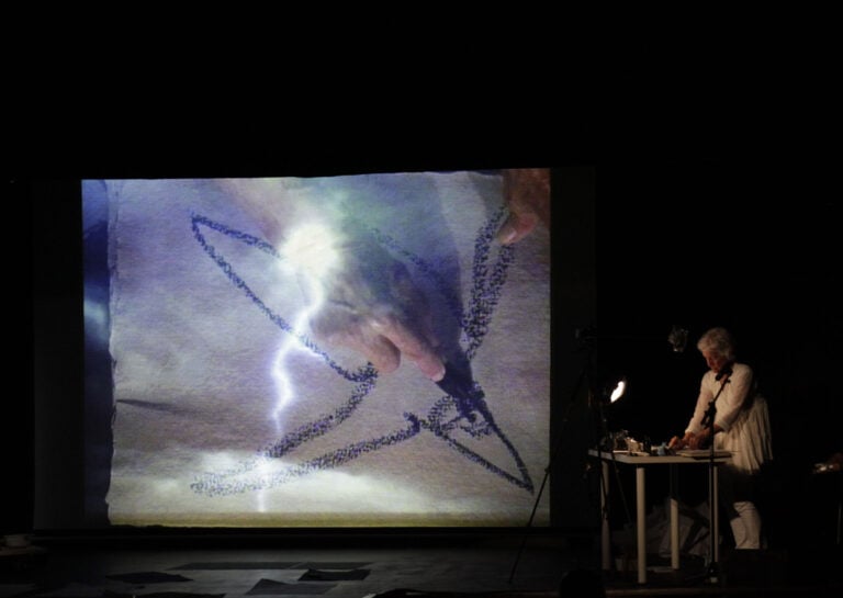 Joan Jonas, Reanimation (2012), Performance: Documenta 13, Kassel, 2012, Photo: Maria Rahling, Courtesy the artist