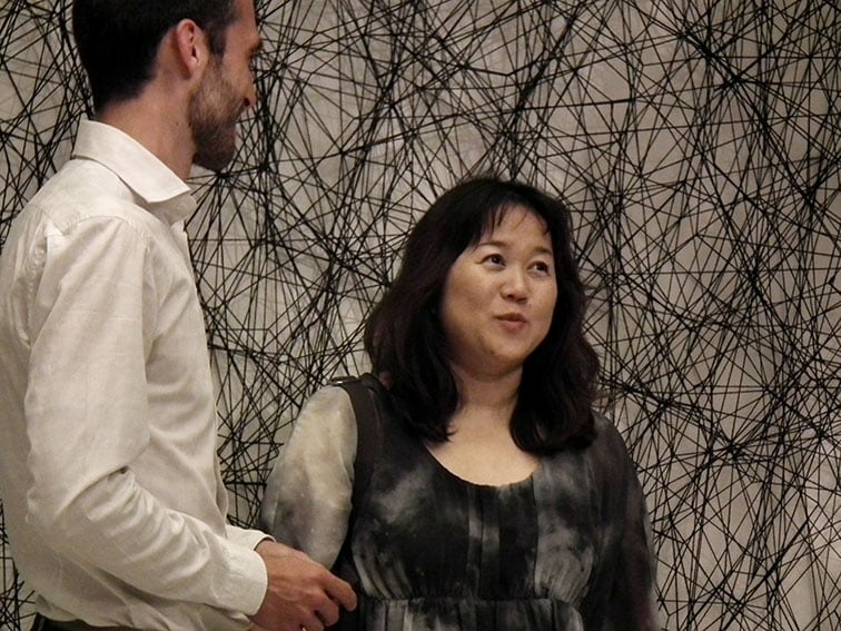 Chiharu Shiota e Angel Moya