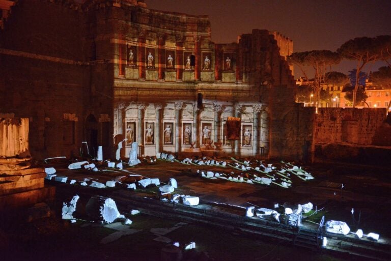 Foto Andrea Franceschini 14 Didattica museale ai Fori Imperiali. Con Piero Angela in digitale