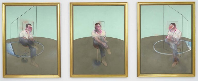 Francis Bacon  Three Studies for a Portrait of John Edwards Aria di record per Christie’s e Sotheby’s a New York. Le due sorelle puntano al mezzo miliardo di dollari con le aste di contemporaneo: e da tener d’occhio c’è un altro trittico di Bacon…