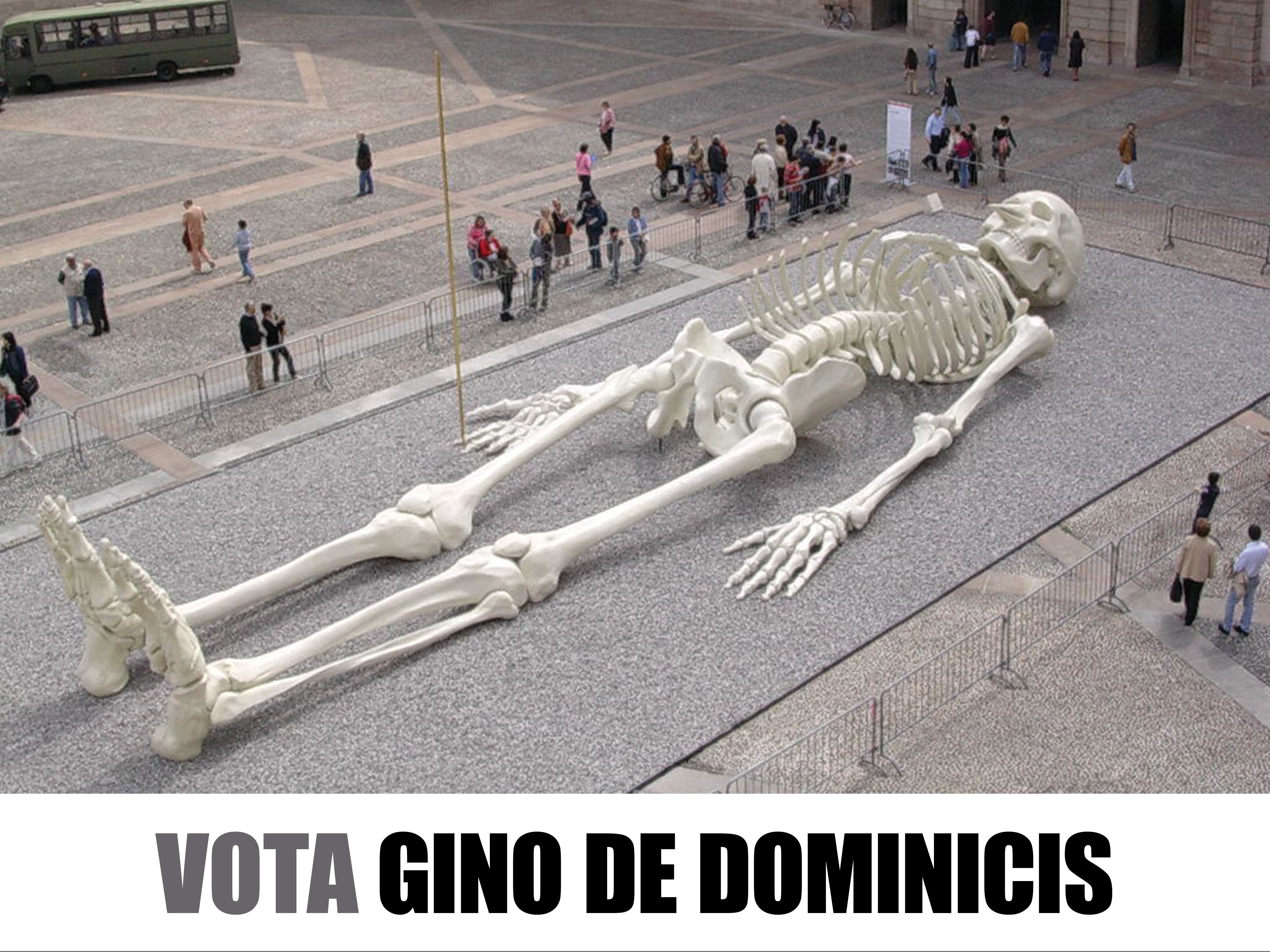 Iginio de Luca, vota Gino De Dominicis