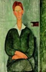 Jeune Homme roux assis di Amedeo Modigliani New York Updates: nella contemporary week di Frieze, alle aste volano i classici. Da top lot per Monet, Picasso, Modigliani e Giacometti