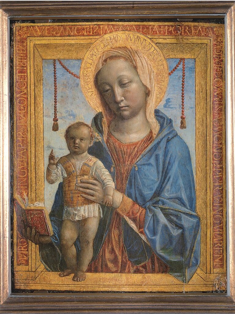 UTF 8Vincenzo Foppa â Madonna del Libro â 1475 ca. â Museo dArte Antica del Castello Sforzesco Milano La famiglia. Un film di Bernardino Luini