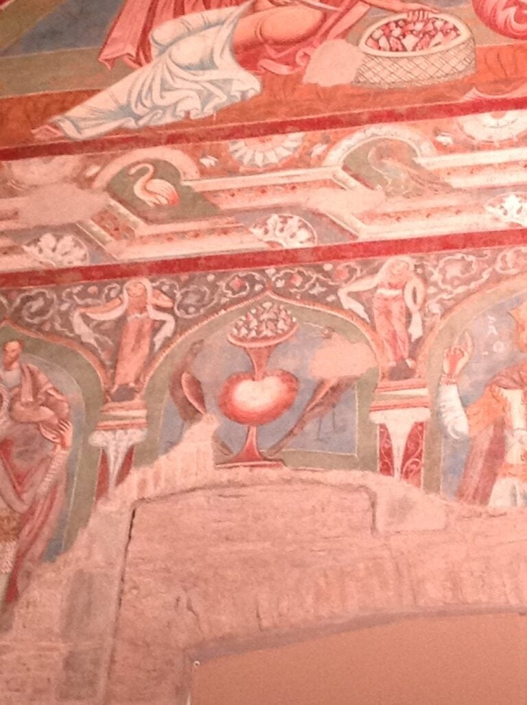 foto 9 e1400679264443 La Cappella Sistina del Medioevo. Completato a Roma il restauro dell’Aula Gotica