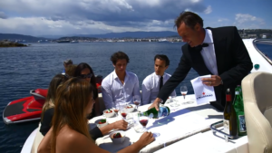 Cannes Updates: cibo tra le onde, con la Trattoria S. Pellegrino. E un giro al Palais des Festivals. L’economia del cinema? In difficoltà…