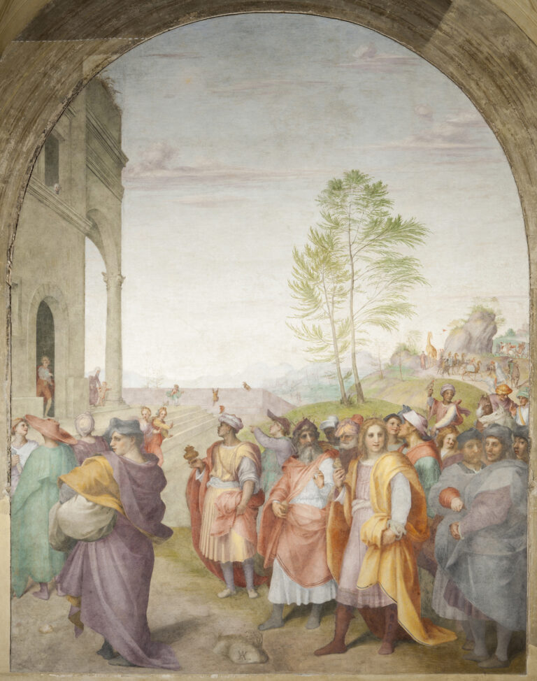 Andrea del Sarto, Viaggio dei Magi, 1511, affresco staccato cm 417x315. Firenze, SS. Annunziata. Patrimonio FEC