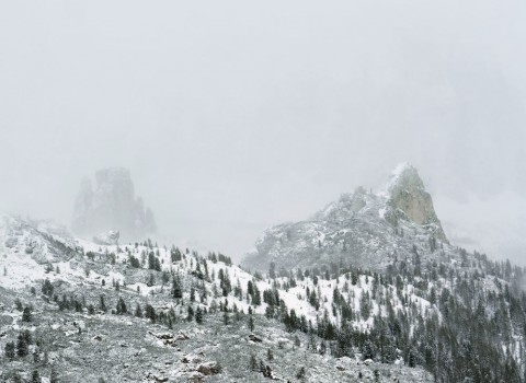 Axel Hütte, Passo Giau, serie New Mountains, 2012, 155x205 cm