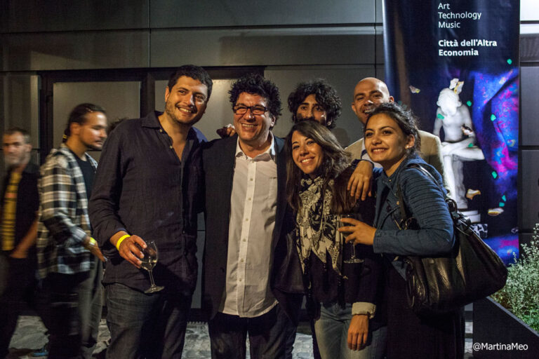 Daniele Cipri Claudio Giovannesi Una notte con RUFA. L’anno accademico si chiude con spettacoli, video mapping, progetti benefici, live media. Tutte le foto dell’evento all’ex Mattatoio di Roma