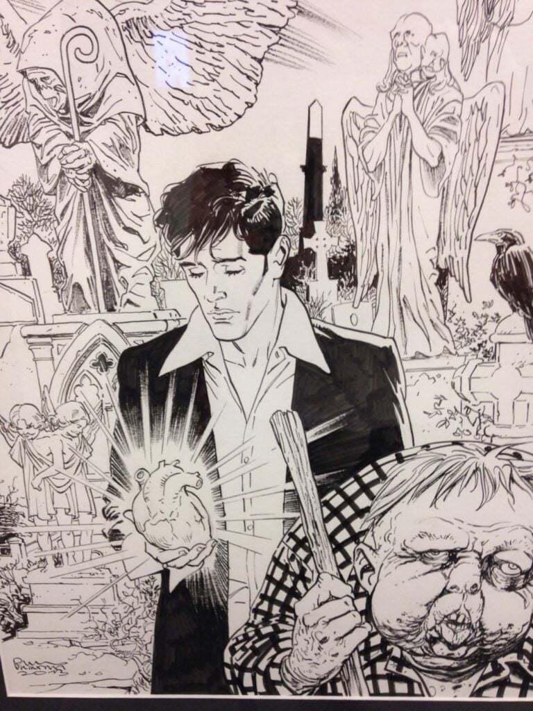 Dylan Dog a Torino spazio ArtCo.Mix 8 Artisti o fumettisti pop? Per Dylan Dog a Torino hanno disegnato dal vivo Bruno Brindisi e Fabio Civitelli. Uno, autore storico dell’indagatore dell’incubo, l’altro, anima di Tex Willer: ecco immagini e video