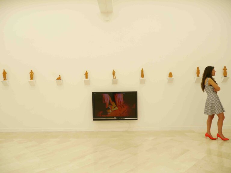 Polignano veduta della mostra al Museo Pascali Arte in Albania. “Post” Adrian Paci