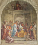 Pontormo Visitazione 1514 16 affresco staccato cm 408x338. Firenze SS. Annunziata. Patrimonio FEC La “maniera moderna” di Pontormo e Rosso