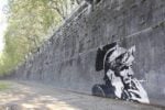 banksy roma 31 Banksy a Roma? Avvistate sue opere sui muri della Capitale. Ed è giallo, tra un sito fake e uno sticker di Mauro Pallotta