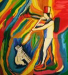 da Cucchi caccia Mediterranea 160 x 140 Lucignolo, la Transavanguardia e i ragazzi di Alfonso Leto. La pittura come educazione