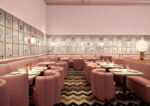 david shrigley sketch restaurant designboo 05 Lo Sketch Restaurant di Londra si rifà il look, con l’aiuto di David Shrigley. Un’installazione di disegni e un set di ceramiche d’artista