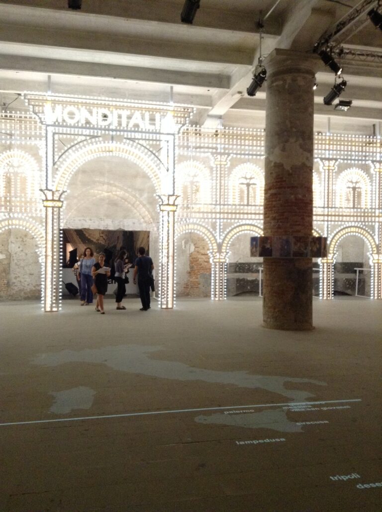 entrata Venezia Updates: ecco le primissime immagini di Monditalia, la sezione di Biennale di Koolhaas disposta nel serpentone dell'Arsenale