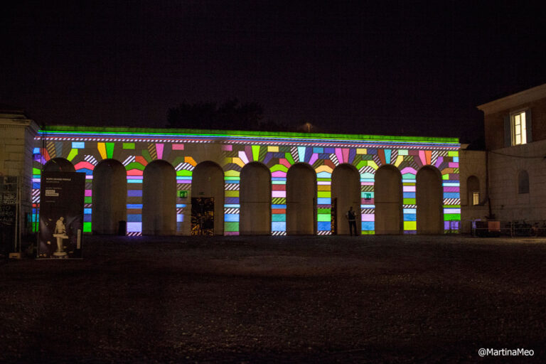 video mapping 1 Una notte con RUFA. L’anno accademico si chiude con spettacoli, video mapping, progetti benefici, live media. Tutte le foto dell’evento all’ex Mattatoio di Roma