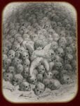 7. Gustave DorÇ Putto con pistola su un mucchio di teschi Una collezione di meraviglie. Solo per i vostri occhi