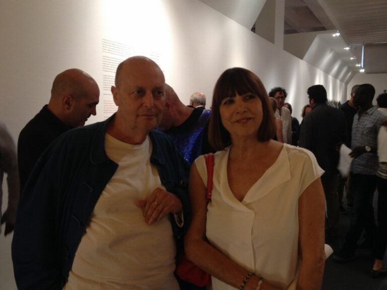 Alessandro Guerriero con Gisella Borioli di Superstudio 800x600 La moda e il design vanno a lavorare. In Triennale