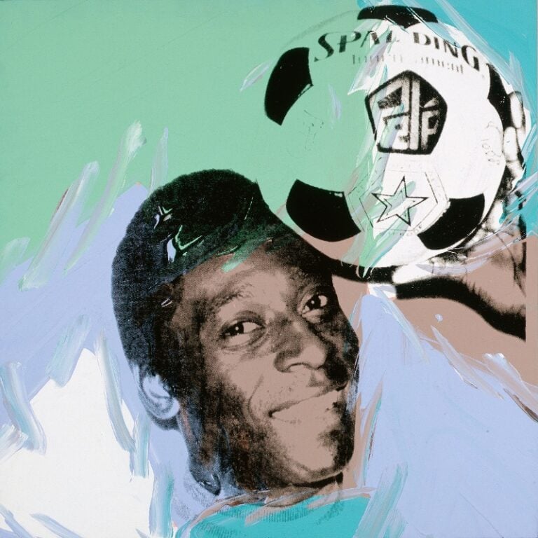 Andy Warhol Pele 1978. University of Maryland Art Gallery College Park MD copyright Andy Warhol FoundationArtists Rights Society ARS New York L’arte e “il bel gioco”. L’omaggio del Lacma ai Mondiali di calcio in Brasile