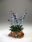 Bertozzi Casoni Disgrazia con orchidee blu 2012 ceramica policroma cm. h. 98 x 81 x 78 Le ceramiche di Bertozzi & Casoni nello scrigno di Mantova