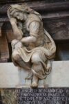 Firenze Santa Croce Tomba di Michelangelo particolare Michelangelo 450: tante copie, poca originalità