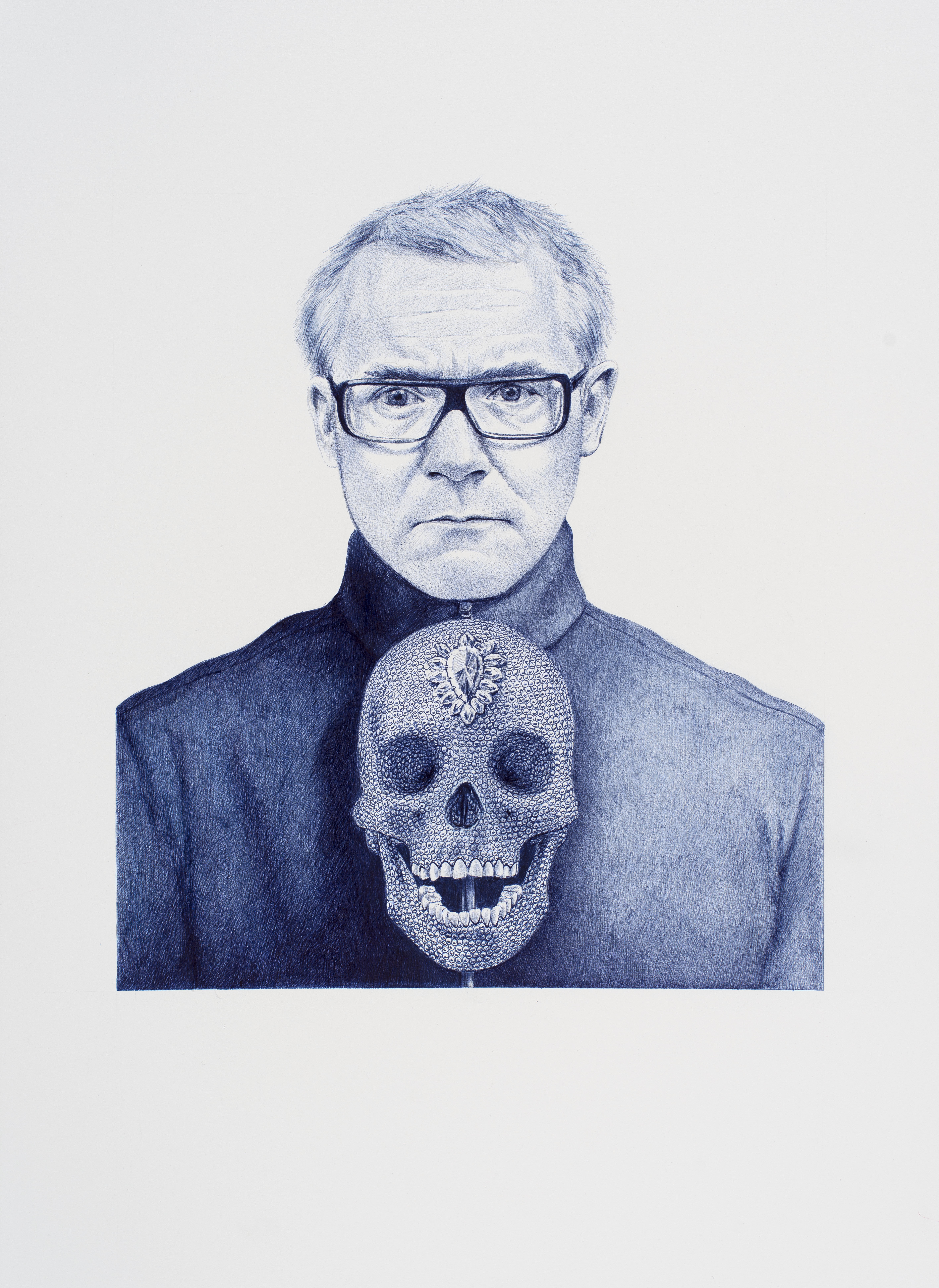 Giuseppe Stampone Bic Data Blue 2013 2014 DamienHirst Damien Hirst e il bluff del teschio di diamanti: fu lui stesso a comprarlo