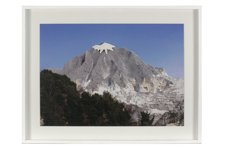 Leonardo Pivi, Montagna Celeste, c printing, marmo, 2014, 48,5x63,5 cm, Ph. Raph Meazza