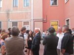 Nicola Di Battista Giuseppe Stampone Teramo celebra Enzo Cucchi, con un progetto nuovo di zecca. Ecco chiccera la sera dell’inaugurazione a L’Arca, per il network Arte in Centro