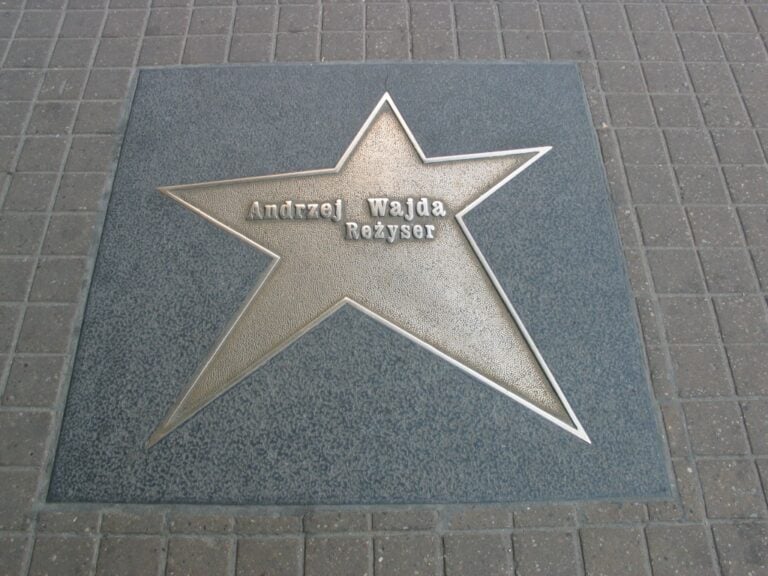 Una stella per Andrzej Wajda a Lodz foto Wikipedia La Nouvelle Vague polacca e il “cinema ritrovato”