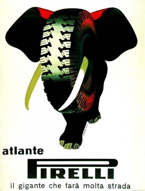 Armando Testa, Poster per Pirelli, 1954
