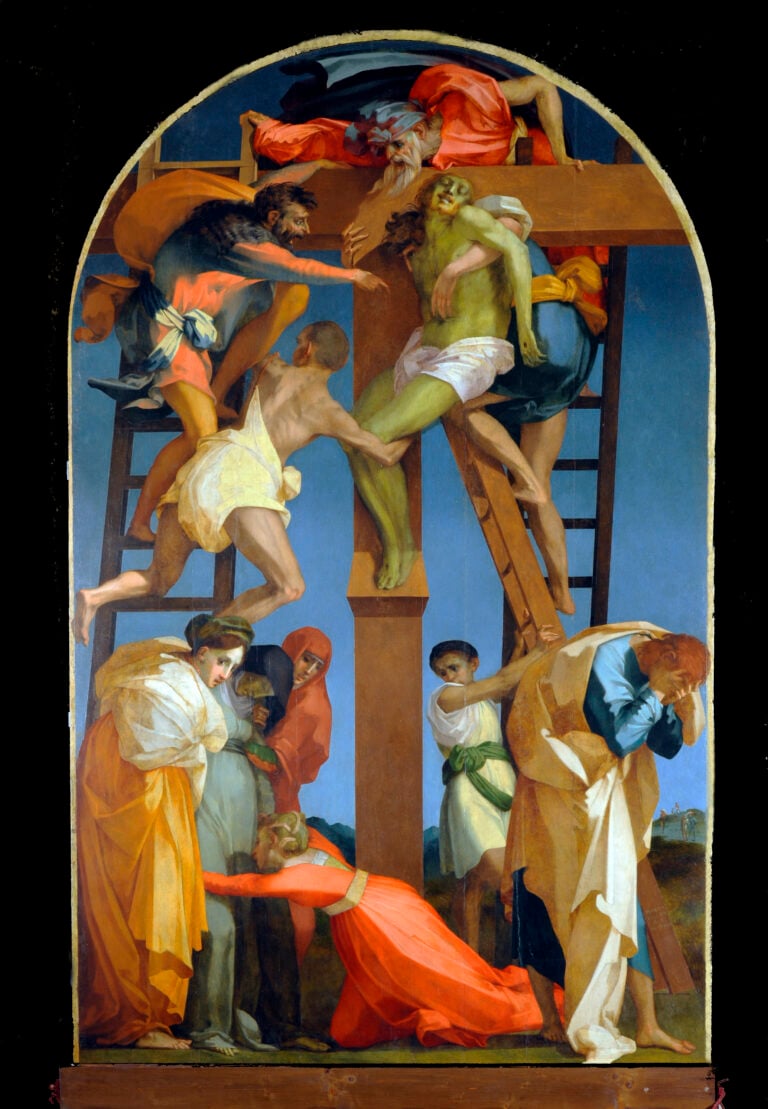 2 Rosso Fiorentino Deposizione dalla croce 1521 Pinacoteca di Volterra Pisa ProprietaÌ€ della Cattedrale di Volterra Pasolini e la pittura. Una mostra al Castello Carlo V di Lecce