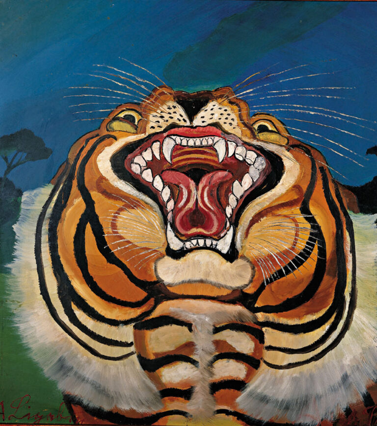 Antonio Ligabue Testa di tigre Antonio Ligabue, artista visionario. Dai margini dell’esistenza al cuore della pittura