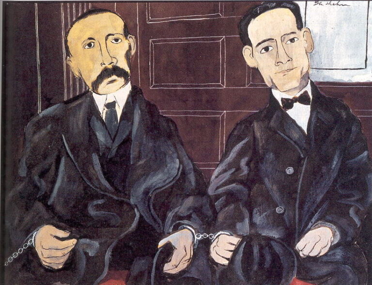 Ben Shahn The Passion of Sacco and Vanzetti 1931 32 Tempera on canvas 2 Sacco e Vanzetti, ottantasette anni dopo. In memoria dei due anarchici italiani