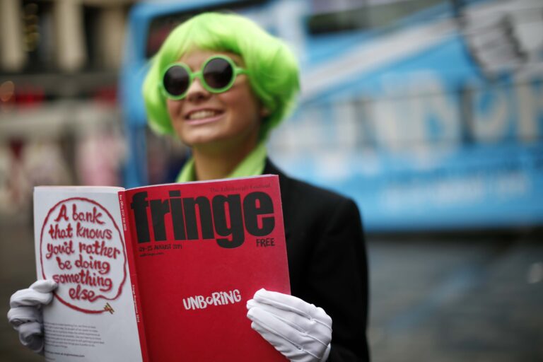 Fringe Festival © Edinburgh Festival Fringe Society Sky Arte updates: quando la tv diventa protagonista a teatro. Ecco gli highlights dell’edizione 2014 del Fringe Festival di Edimburgo