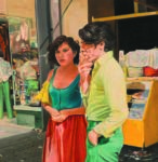 John Valadez Couple in Downtown 1984 John Valadez, il pittore chicano. Storia di un muralista a Los Angeles