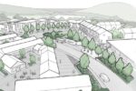 Un disegno del progetto della nuova città nel Devon Damien Hirst immobiliarista. Nel Devon progetta la costruzione di un’intera città, e intanto si compra la casa più grande di Londra