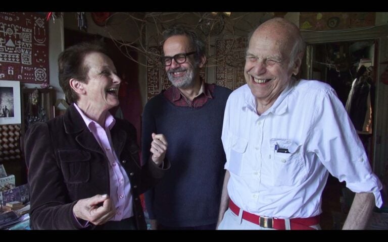 9. Yona Friedman Jean Baptiste Decavèle Dora Stiefelmeier ph.Luigi Vitale Livio Felluga. Con Yona Friedman il museo è nel vigneto