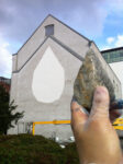 Andreco stone 1 nuart web2 Andreco, un murales per Stavanger. Una roccia volante dedicata alla città. Trasferta norvegese per l’artista romano, tra i protagonisti del festival Nuart