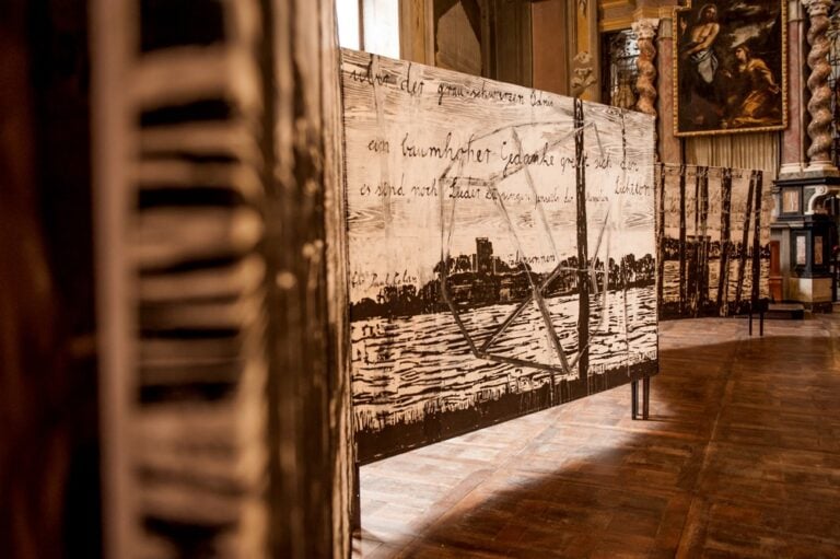 Anselm Kiefer Der Rhein Coro della Maddalena Alba foto Stefania Spadoni 3 Anselm Kiefer nelle Langhe, ecco le immagini dell’installazione ad Alba. Complice la famiglia Ceretto, che porterà anche Gary Hume e Miquel Barceló