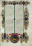 Bibbia di Borso dEste. Courtesy Biblioteca Estense Modena Libri e tesori: aspettando Artelibro a Bologna