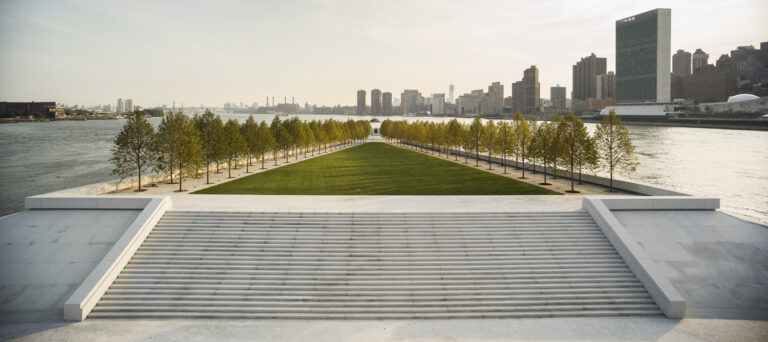 Franklin D. Roosevelt Four Freedoms Park New York 1973 2012 Louis Kahn © Franklin D. Roosevelt Four Freedoms Park Photo Paul Warchol Louis Kahn: Il potere dell’architettura