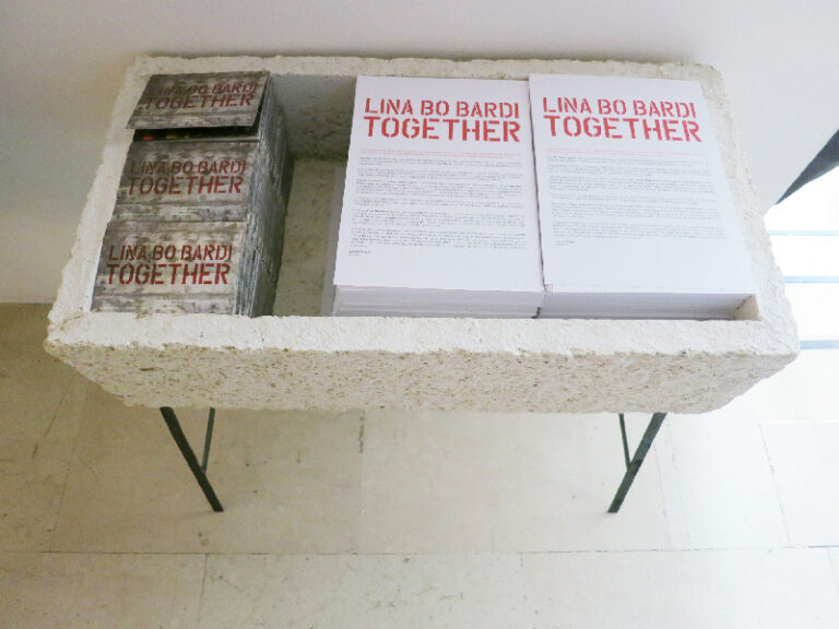 Lina Bo Bardi. Together. Exhibition view at Palazzo Giacomelli, Treviso 2014