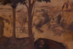 LAdorazione dei Magi di Leonardo durante la pulitura particolare foto Pino Zicarelli 1 La resurrezione di Leonardo. Ecco le meraviglie nascoste dell'Adorazione dei Magi, con i primi risultati del restauro dell'Opificio delle Pietre Dure di Firenze