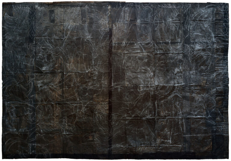 Luca Pignatelli Cosmographie 8818 2014 2727x400 cm tecnica mista su carta Luca Pignatelli, ritorno a Milano. Alla M77 Gallery