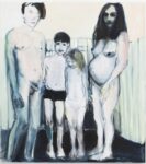 Marlene Dumas Nuclear Family 2013 olieverf op doek 200 x 180 cm Fondation Beyeler RiehenBasel copyright Marlene Dumas foto Peter Cox Marlene Dumas, nobiltà e coerenza. Una mostra ad Amsterdam