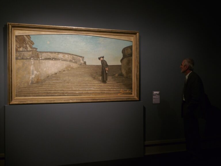 Milano Segantini Segantini a Milano: a ventiquattrore dall’inaugurazione della maxi-mostra su Chagall apre sempre a Palazzo Reale quella sull’artista trentino. Ecco le prime immagini