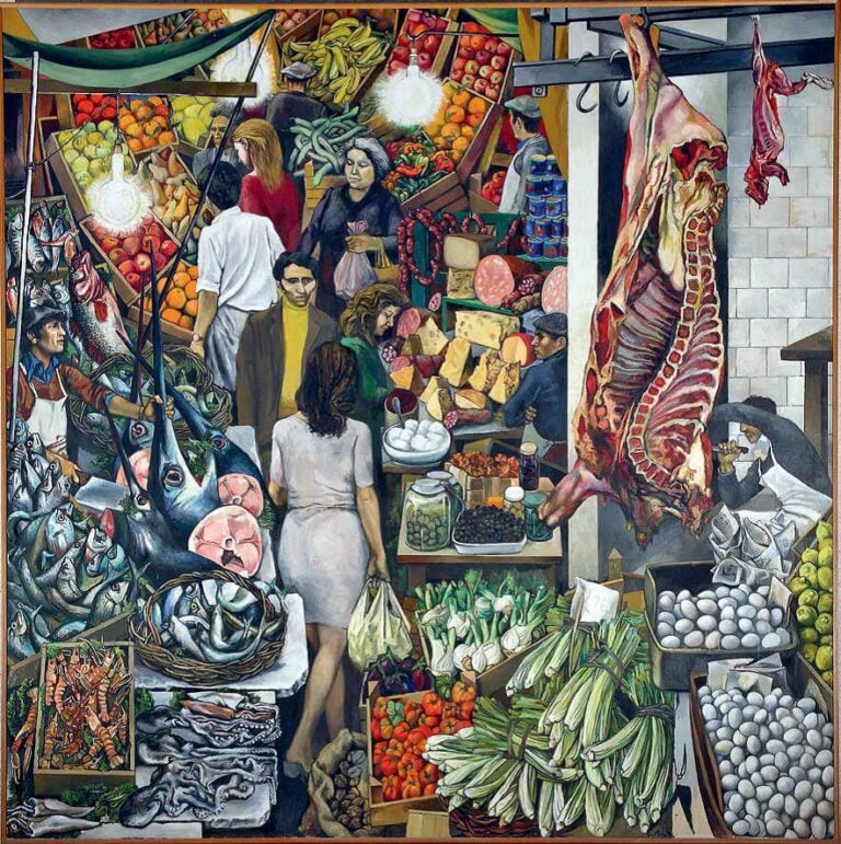 Renato Guttuso La Vucciria 1974 La Sicilia secondo Vittorio Sgarbi